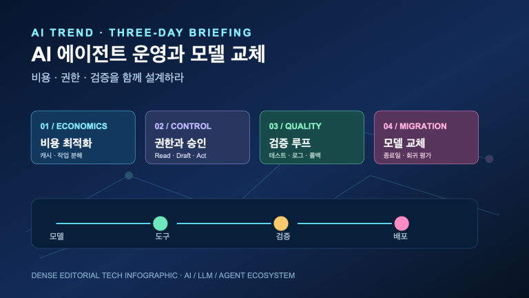 AI 에이전트 운영과 모델 교체 3일 변화 | AI Agent Operations and Model Migration